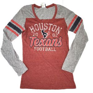 NFL Houston Texans Football Women's Long Sleeve T-Shirt Size M